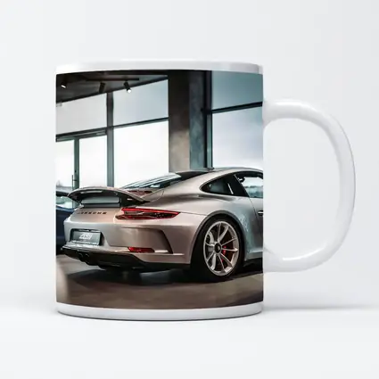 Porsche 911 GT3 Silver Inside Dealership