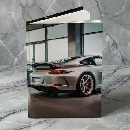 Porsche 911 GT3 Silver Inside Dealership
