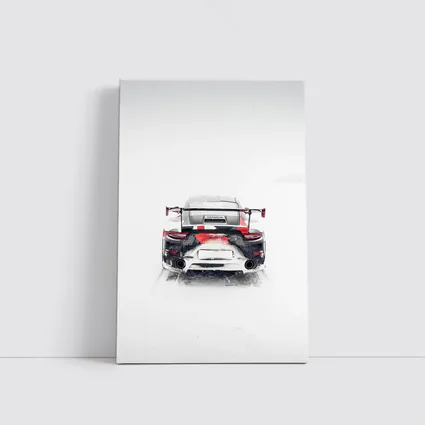 Porsche 911 GT2 RS Snow Winter Rear