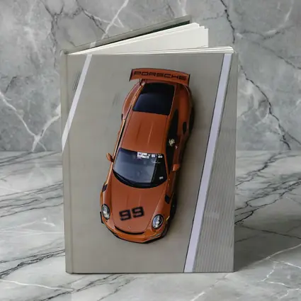 Porsche 911 GT3 Orange Race Track