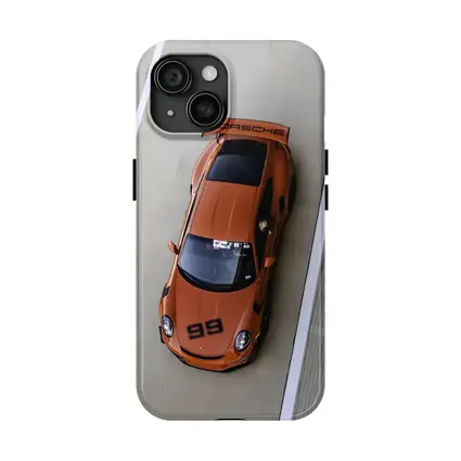 Porsche 911 GT3 Orange Race Track