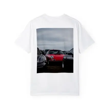 Red Porsche 911 Classic Car Meet Outdoors