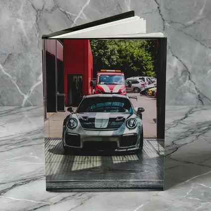Porsche GT2 RS Silver Inside Garage