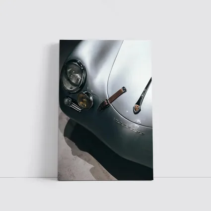 Classic Porsche 356 Silver Front Detail