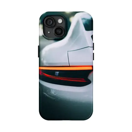 Porsche 911 Tail Light Close Up Shot