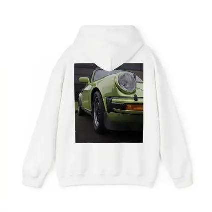Green Porsche 911 Classic Street Portrait
