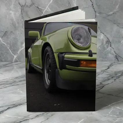Green Porsche 911 Classic Street Portrait