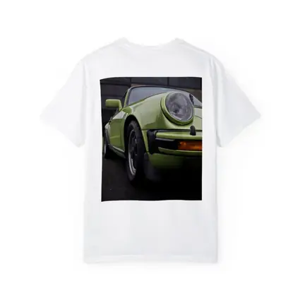 Green Porsche 911 Classic Street Portrait
