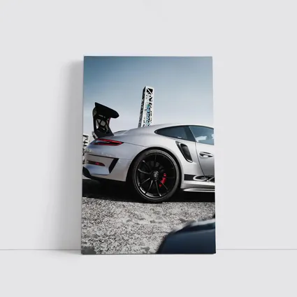 Porsche 911 GT3 Silver Urban Setting