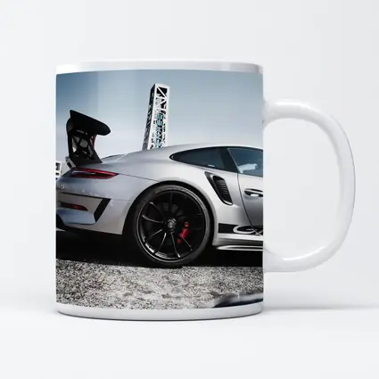 Porsche 911 GT3 Silver Urban Setting
