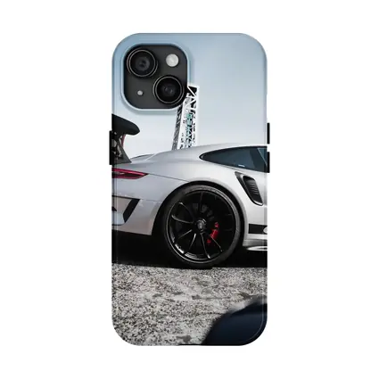Porsche 911 GT3 Silver Urban Setting