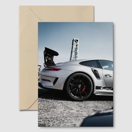 Porsche 911 GT3 Silver Urban Setting