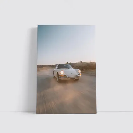 Porsche 911 Classic White Desert Dust Drive