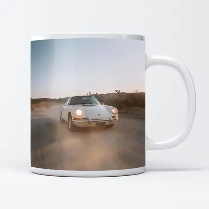 Porsche 911 Classic White Desert Dust Drive