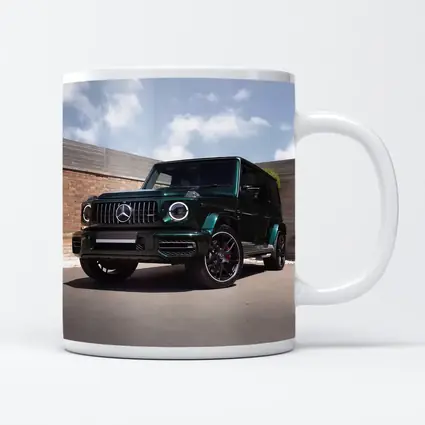 Mercedes G Class Dark Green Urban Setting