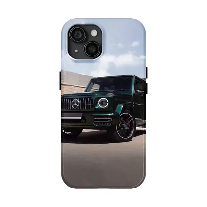 Mercedes G Class Dark Green Urban Setting