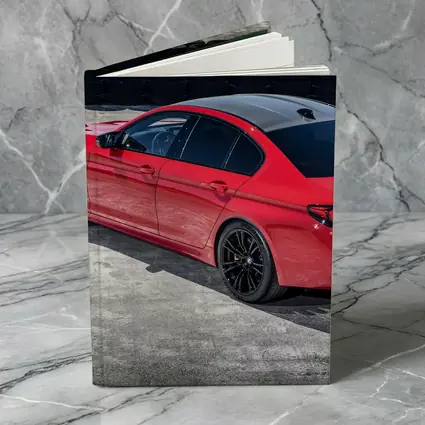 BMW M5 Competition Red on Track