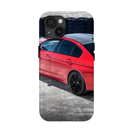 BMW M5 Competition Red on Track