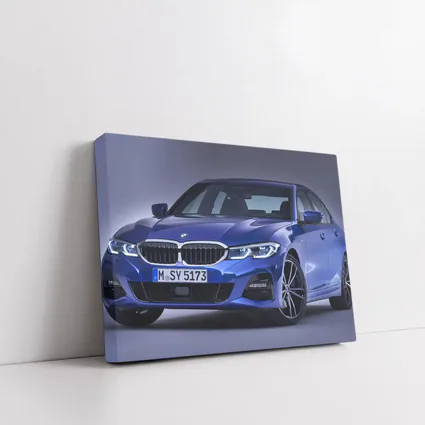 BMW 3 Series G20 Blue Studio Shot