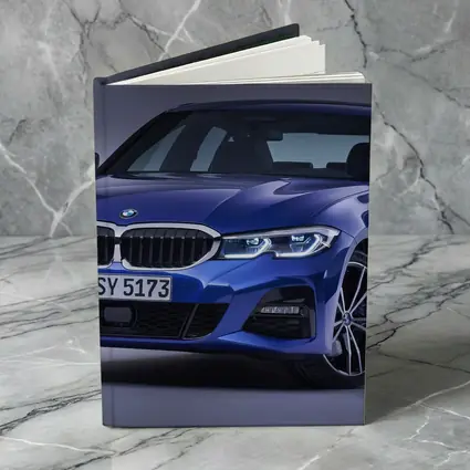 BMW 3 Series G20 Blue Studio Shot