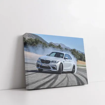 BMW M2 Drifting on Track Smoke