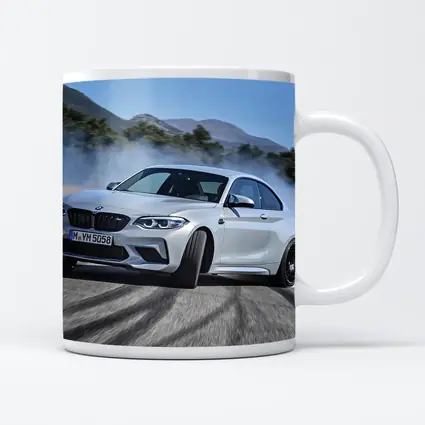 BMW M2 Drifting on Track Smoke