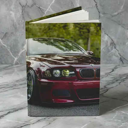 BMW M3 Convertible Slammed Dark Red Park