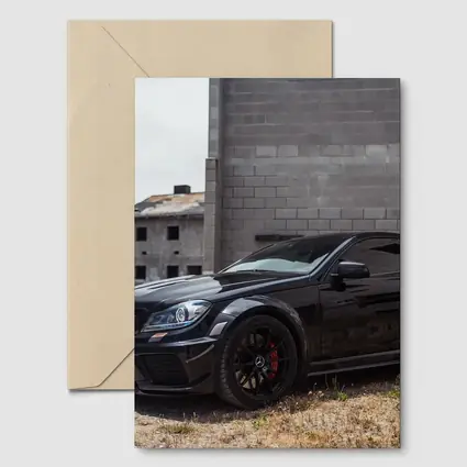 Mercedes C63 AMG Black Series Urban Setting