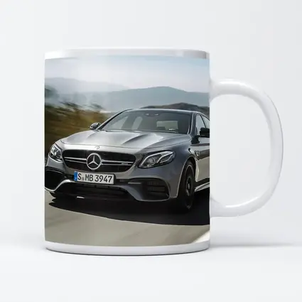 Mercedes AMG E63 Speeding On Mountain Road