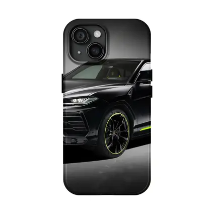 Lamborghini Urus Black Neon Green Studio