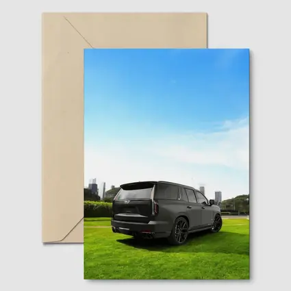Cadillac Escalade V Matte Black City Park