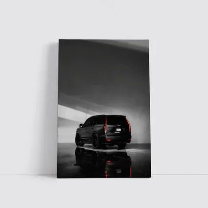 Cadillac Escalade Matte Black Studio Parking
