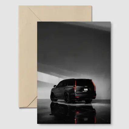 Cadillac Escalade Matte Black Studio Parking