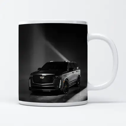 Cadillac Escalade V Matte Black Studio Shot