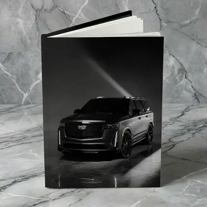 Cadillac Escalade V Matte Black Studio Shot