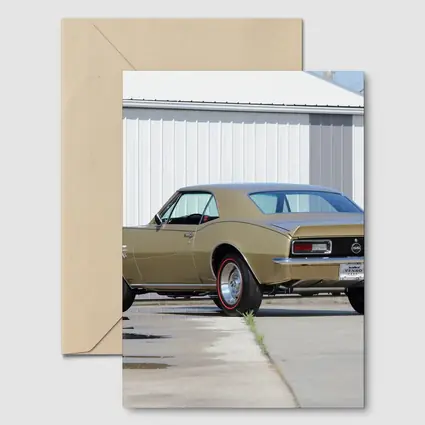 1967 Chevrolet Camaro Yenko Gold Parking Lot