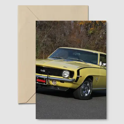 1969 Chevrolet Camaro SS Yellow Classic Muscle