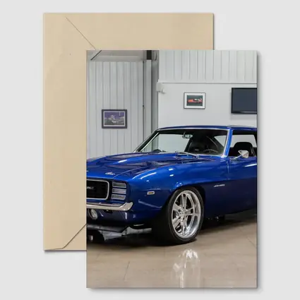 1969 Chevrolet Camaro ZL1 Blue Garage
