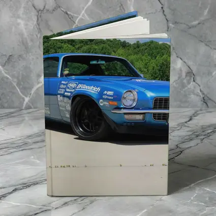 Chevrolet Camaro Blue Race Car Outdoor