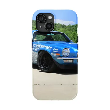 Chevrolet Camaro Blue Race Car Outdoor