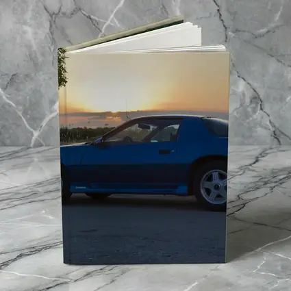 Chevrolet Camaro Z28 Blue Sunset Side Profile