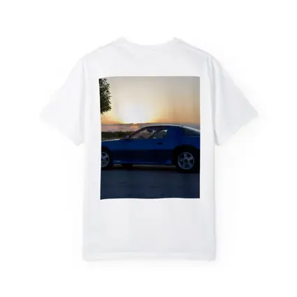 Chevrolet Camaro Z28 Blue Sunset Side Profile
