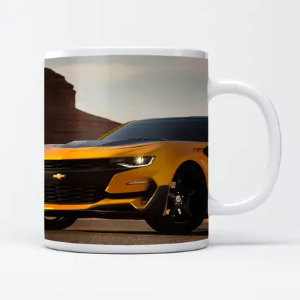 Chevrolet Camaro Bumblebee Desert Rock Formation