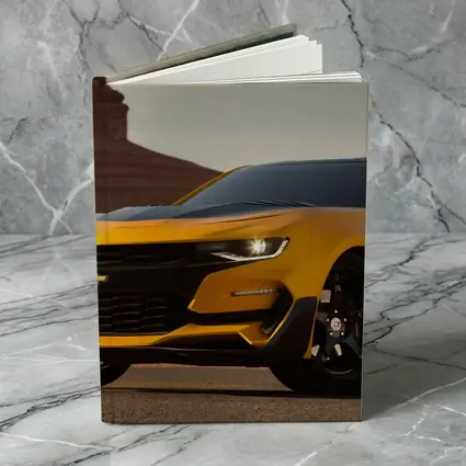 Chevrolet Camaro Bumblebee Desert Rock Formation