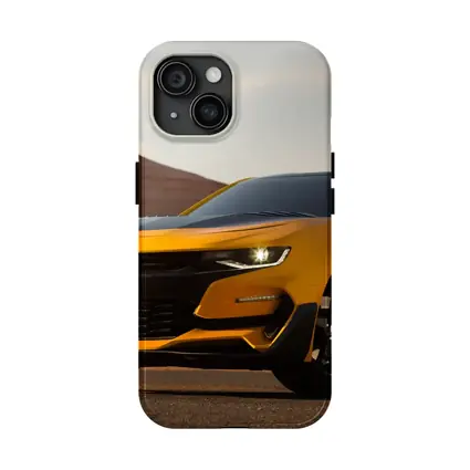 Chevrolet Camaro Bumblebee Desert Rock Formation