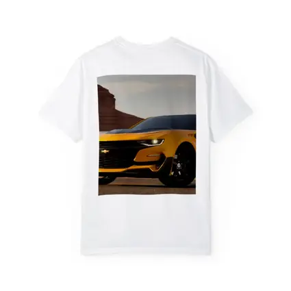Chevrolet Camaro Bumblebee Desert Rock Formation