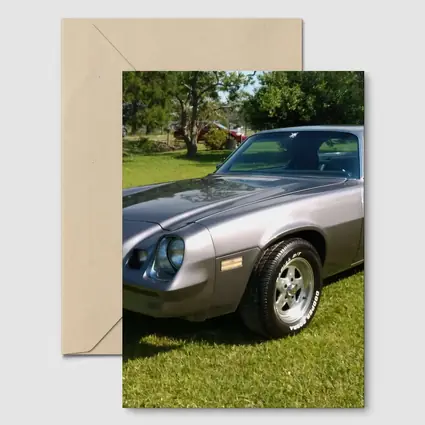 1981 Chevrolet Camaro Silver Muscle Car