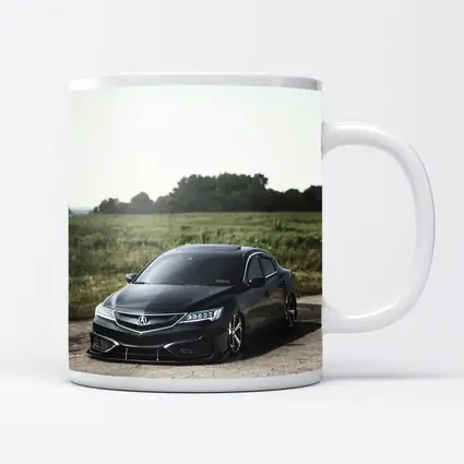 Acura ILX Slammed Black Sedan Open Field
