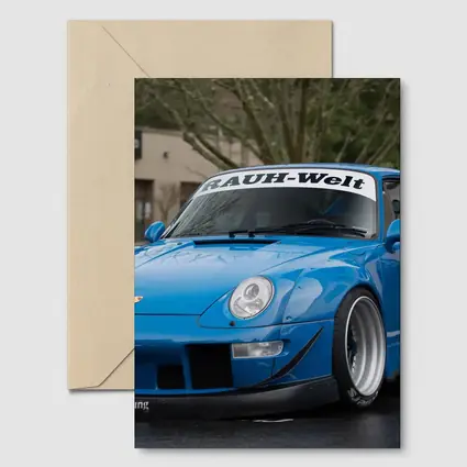 RWB Rauh Welt Porsche 911 Blue Meet