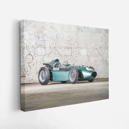 Aston Martin DBR4 Classic Racing Car Green